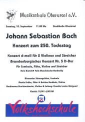 HochtaunusStreicher Bach-Konzert 2000
