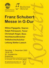 HochtaunusStreicher Schubert-Messe HochtaunusStreicher Schubert-Messe